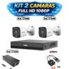 KIT 2 CAMARAS SAXXON BY DAHUA 1080P FULL HD (POLICARBONATO)