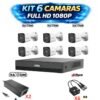 KIT 6 CAMARAS SAXXON BY DAHUA 1080P FULL HD (POLICARBONATO)