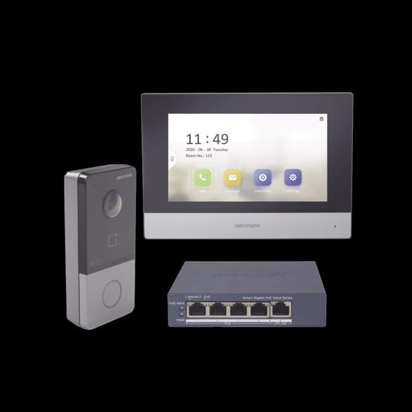 KIT VIDEOPORTERO HIKVISION IP