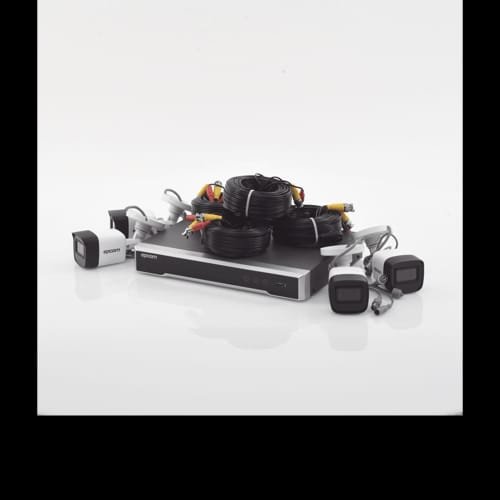 KIT 4 CAMARAS EPCOM BY HIKVISION 5 MEGAPIXELES (METALICAS)
