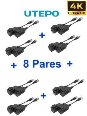 TRANCEPTORES UTEPO 4K KIT DE 8 PARES