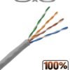BOBINA SAXXON UTP 100 MTS COBRE CAT5E