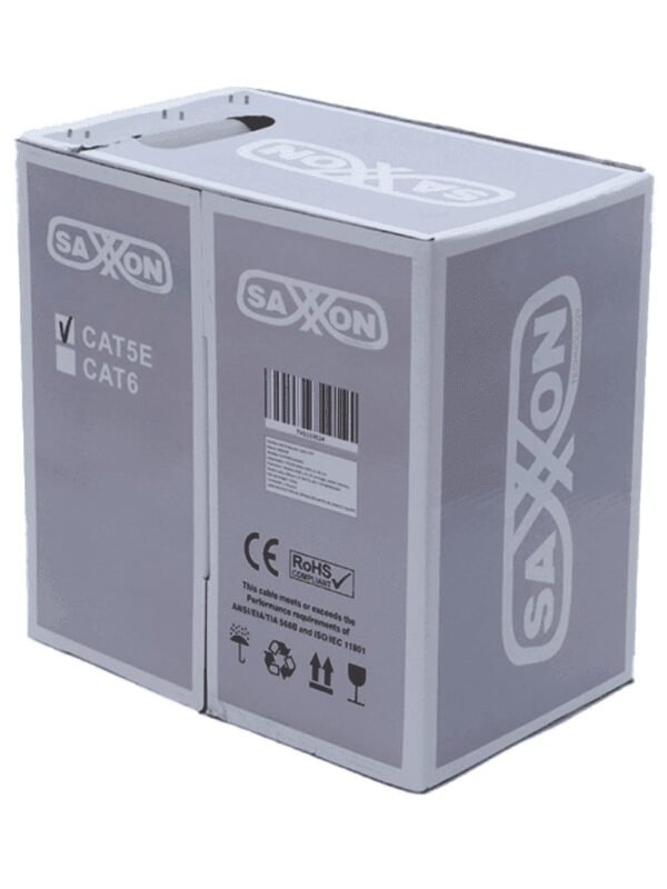 BOBINA SAXXON UTP 100 MTS CCA CAT5E