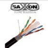 BOBINA SAXXON UTP CCA 305 METROS DOBLE FORRO EXTERIOR CAT6
