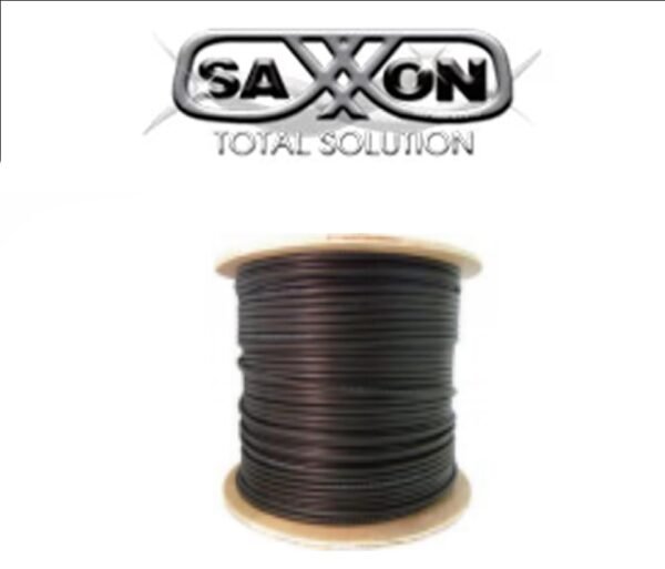 BOBINA SAXXON UTP CCA 305 METROS DOBLE FORRO EXTERIOR CAT6